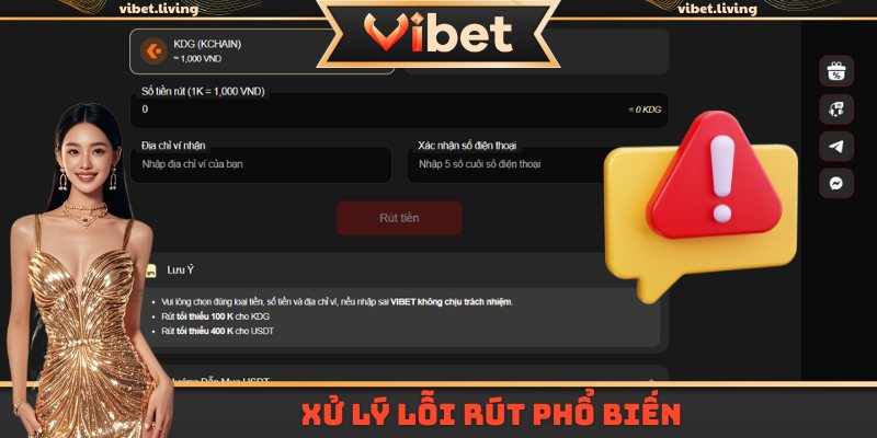 Xử lý lỗi rút phổ biến